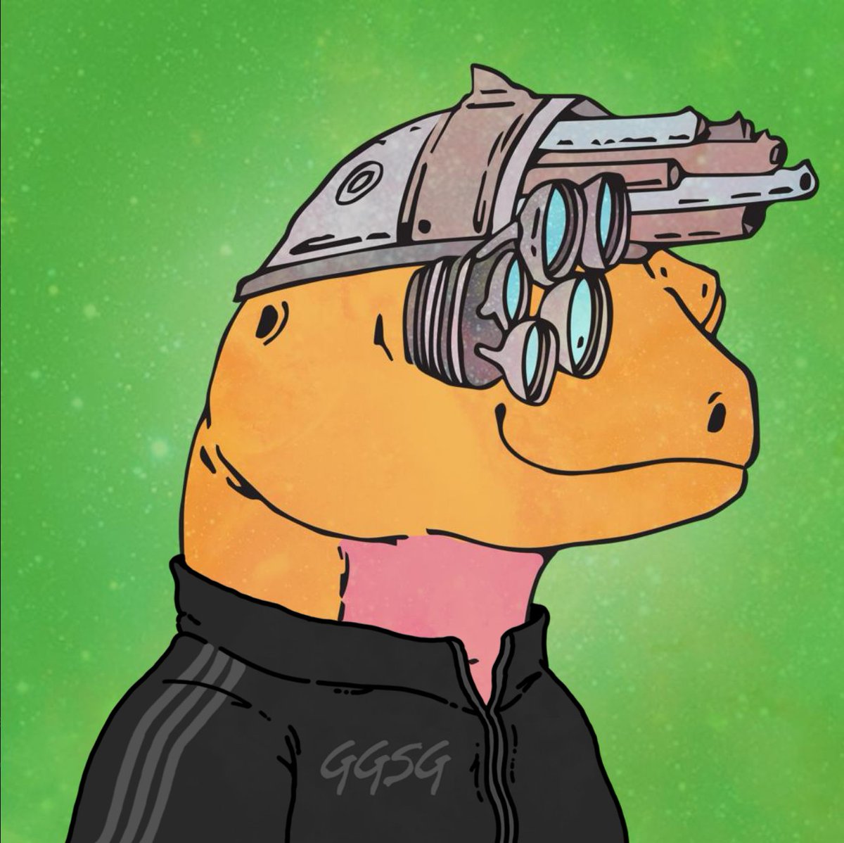 Thankyou <a href="/spotXBT/">strength.sol</a> for suiting up my gecko! 
He made it more even black! LFG
<a href="/GalacticGeckoSG/">🟩Galactic Gecko Space Garage 🦎 🛸 🪐</a> <a href="/TheGeckoDAO/">🟩 The Gecko DAO // GG🦎</a> 😍