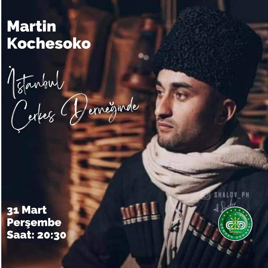 istanbulcerkes's tweet photo. Martin Kochesoko 31 Mart Perşembe akşamı saat 20:30 da derneğimizde olacaktır. Sizleri de aramızda görmekten mutluluk duyarız. https://t.co/TLxZuvzMV8