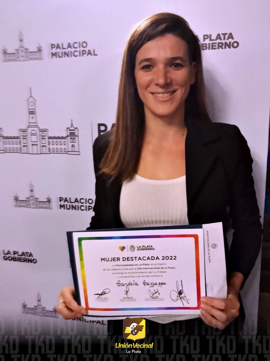 uv_lp's tweet image. #Taekwondo #AlmaDeBarrio Nuestra taekwondista, @CCazzappa fue elegida como Mujer Destacada 2022 por la @LaPlataMLP . 

¡Felicitaciones, sos un gran orgullo para nuestra familia!