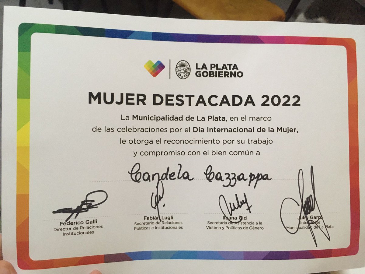 uv_lp's tweet image. #Taekwondo #AlmaDeBarrio Nuestra taekwondista, @CCazzappa fue elegida como Mujer Destacada 2022 por la @LaPlataMLP . 

¡Felicitaciones, sos un gran orgullo para nuestra familia!