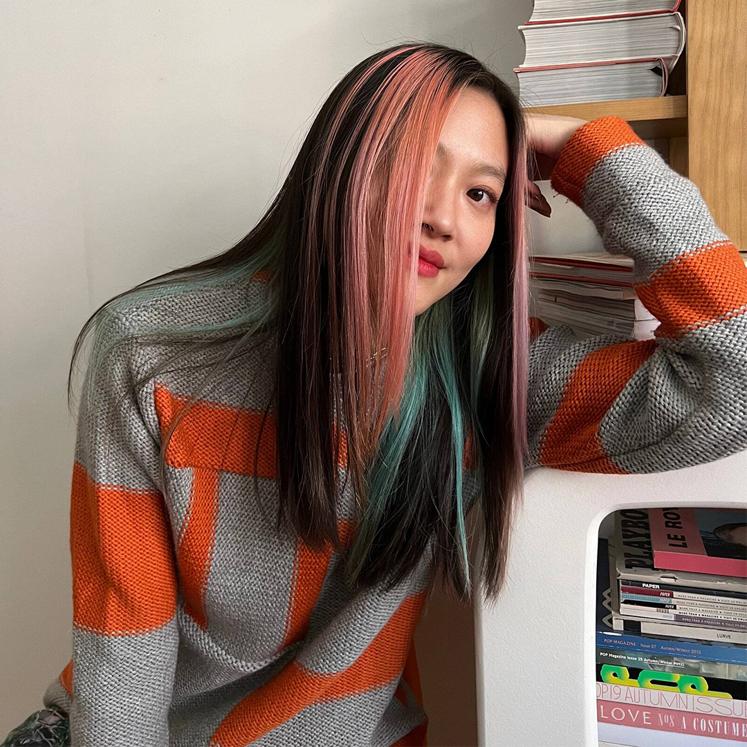 Gia Seo shares how the <a href="/KerastaseUSA/">KerastaseUSA</a> Chroma Absolu collection keeps her hair color bright vogue.cm/iqnyC0h #ad