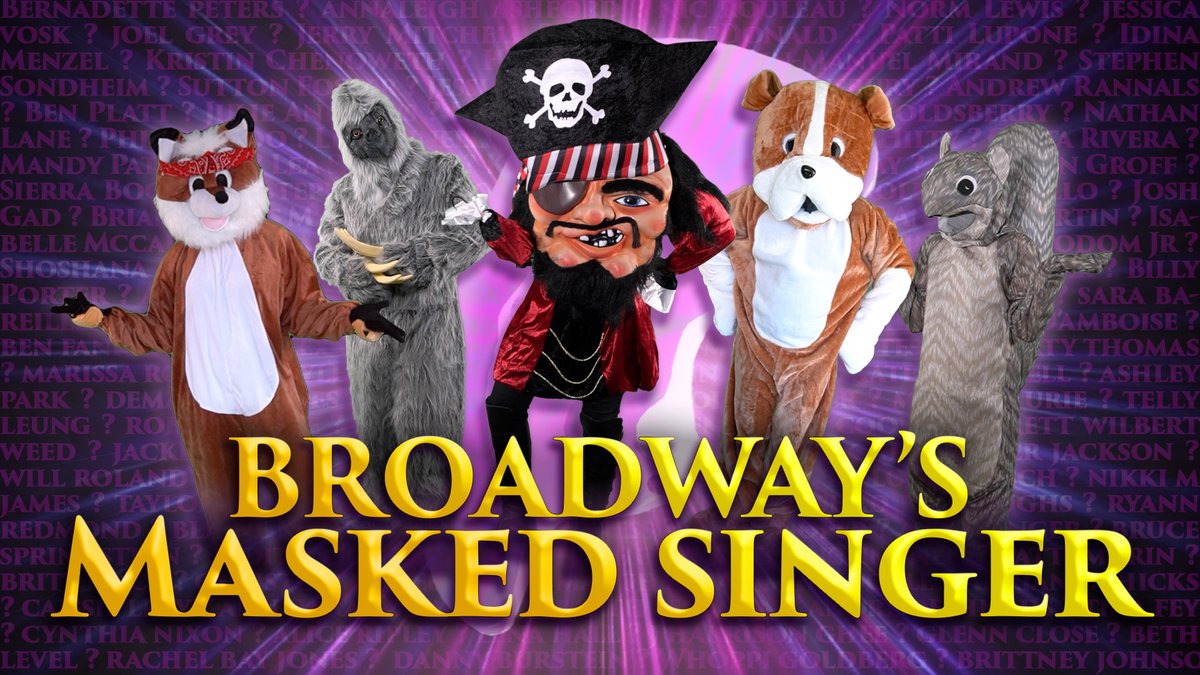 BroadwayMasked's tweet image. 5 Masks Remain! Are you...
#TeamFox
#TeamSloth
#TeamPirate
#TeamBulldog
or #TeamSquirrel!?
