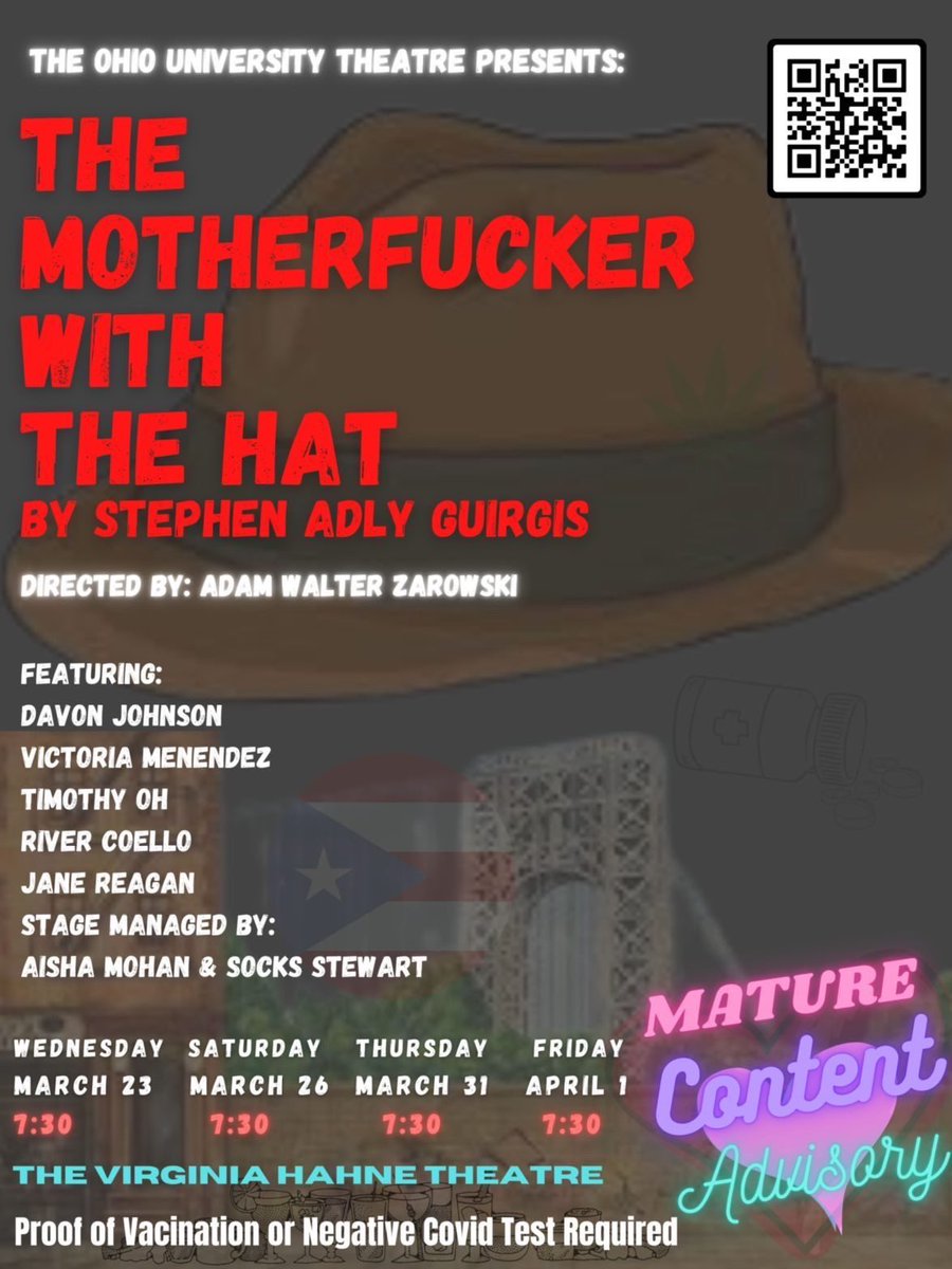 Only a few more chances to catch MF w/ the Hat and Concord Floral opens tomorrow! Don’t miss all of the talent on display in these productions. ✨