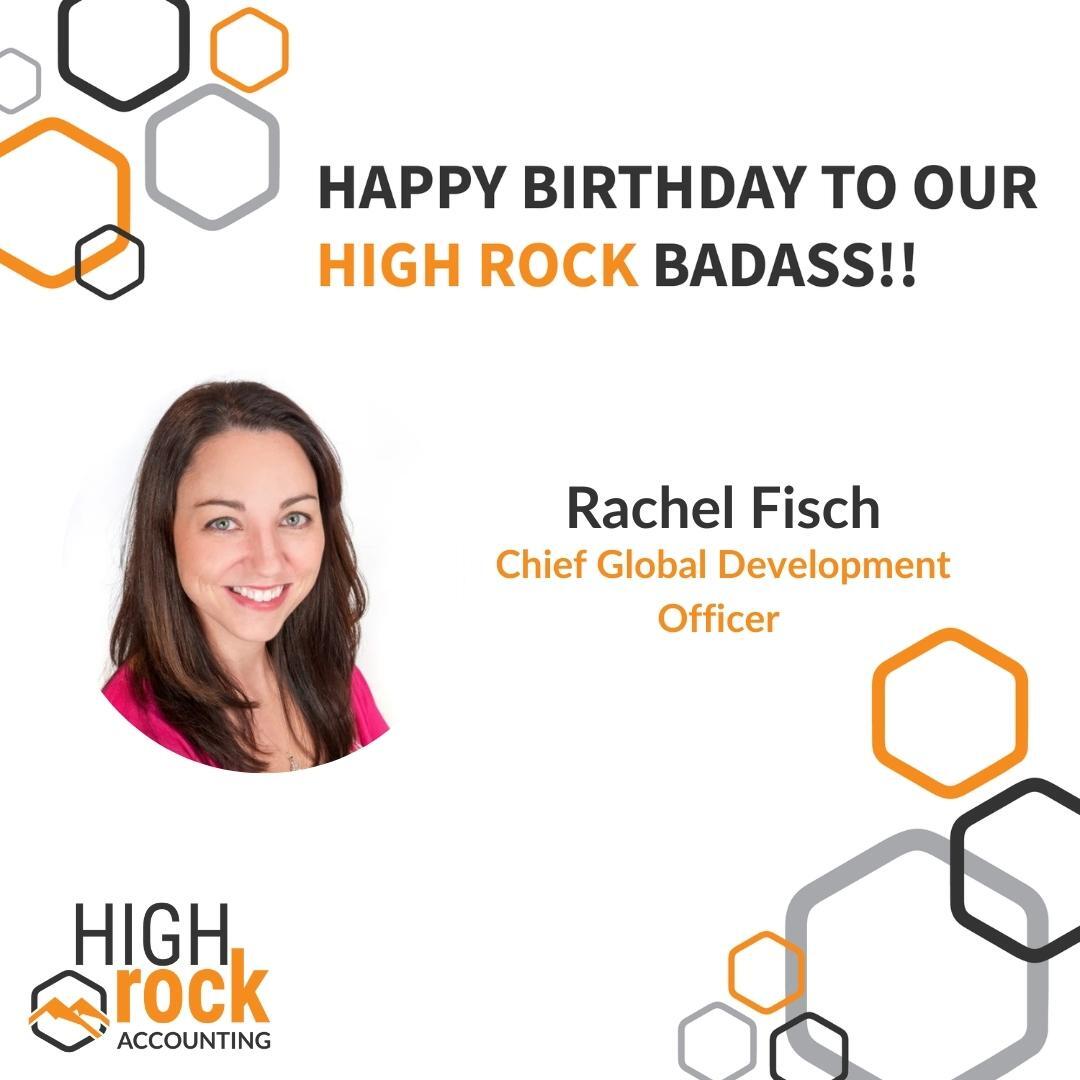 HighRockCPAs's tweet photo. Happy Birthday, Rachel!!
#highrockcpas #cpaworlddomination #badassteam #birthday #celebrate https://t.co/bH6Z7TP5cs