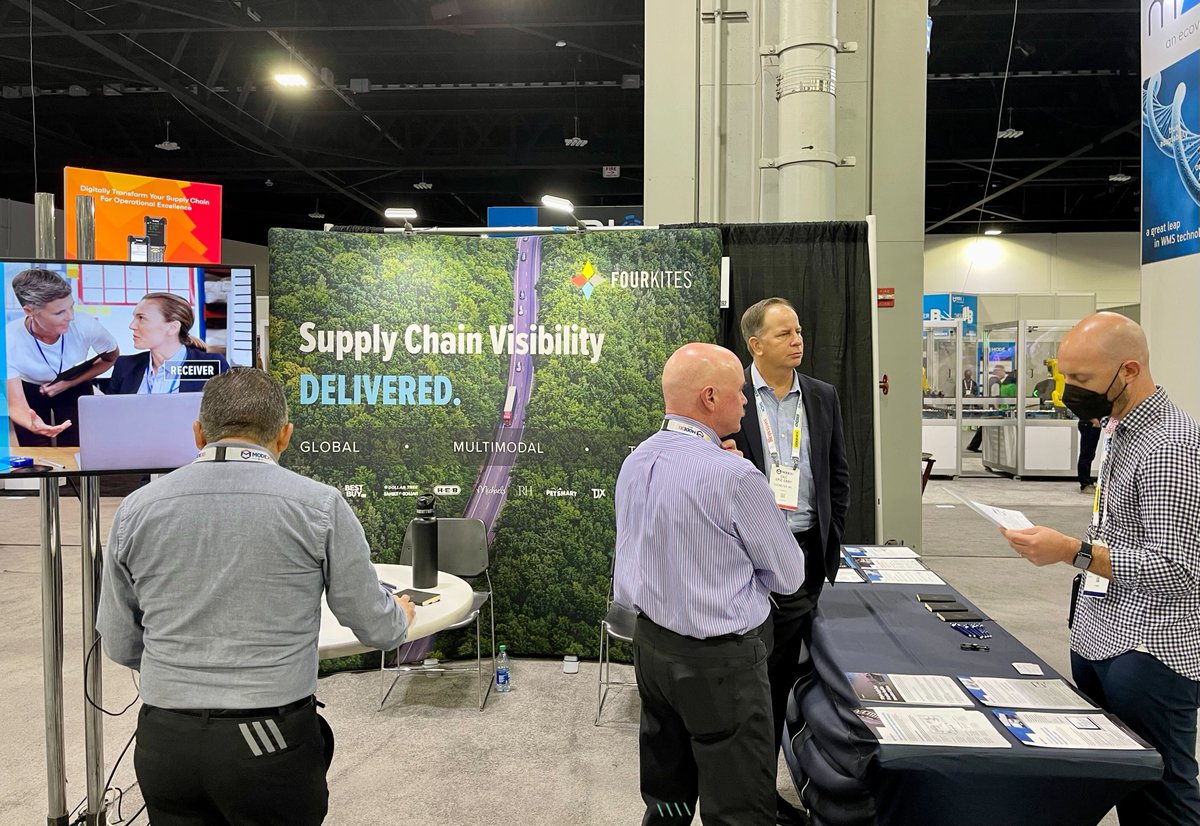 FourKites's tweet photo. The #MODEX2022 floor is open and our team is excited to meet you! Stop by the FourKites booth for some awesome swag, networking, and of course, to learn more about how FourKites can help you save money and attract more business. 

#MODEX22 #innovation #networking @poweredbymhi https://t.co/fw8GZy6ptr
