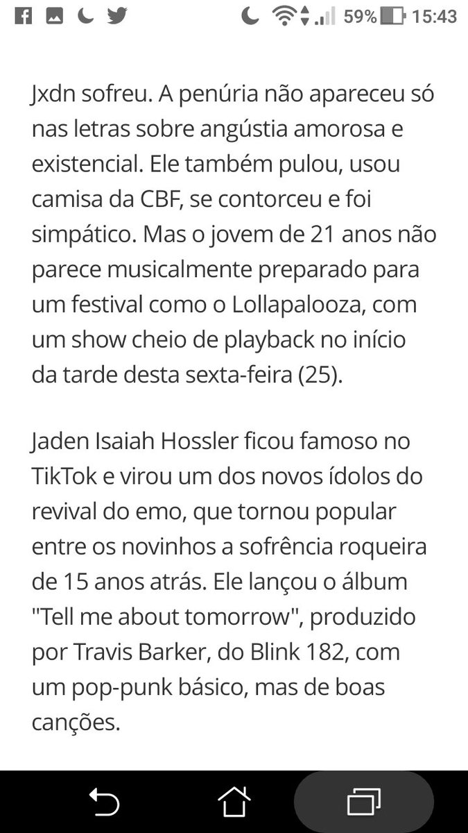Clauciafog's tweet photo. Me digam qual cantor nunca usou playback em shows... jaden usou mas soube cantar diferente de outros artistas que estavam lá... Olha ai @multishow, jaden o cantor lindo e talentoso que fez o maior sucesso no @lollapalooza da Argentina e no Chile e chegou aqui no Brasil a https://t.co/nrGlq73pc5