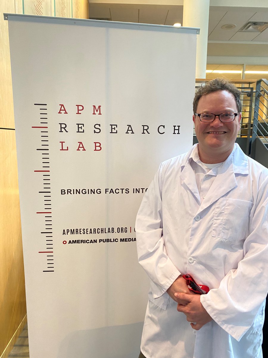 APMResearch's tweet photo. .@curtisgilbert was a #LabVisitor today. If you don't know his work with @apmreports, especially the new investigative podcast #SentAway, you should: https://t.co/tRuOpTBBuz https://t.co/zC4dwDO0a8