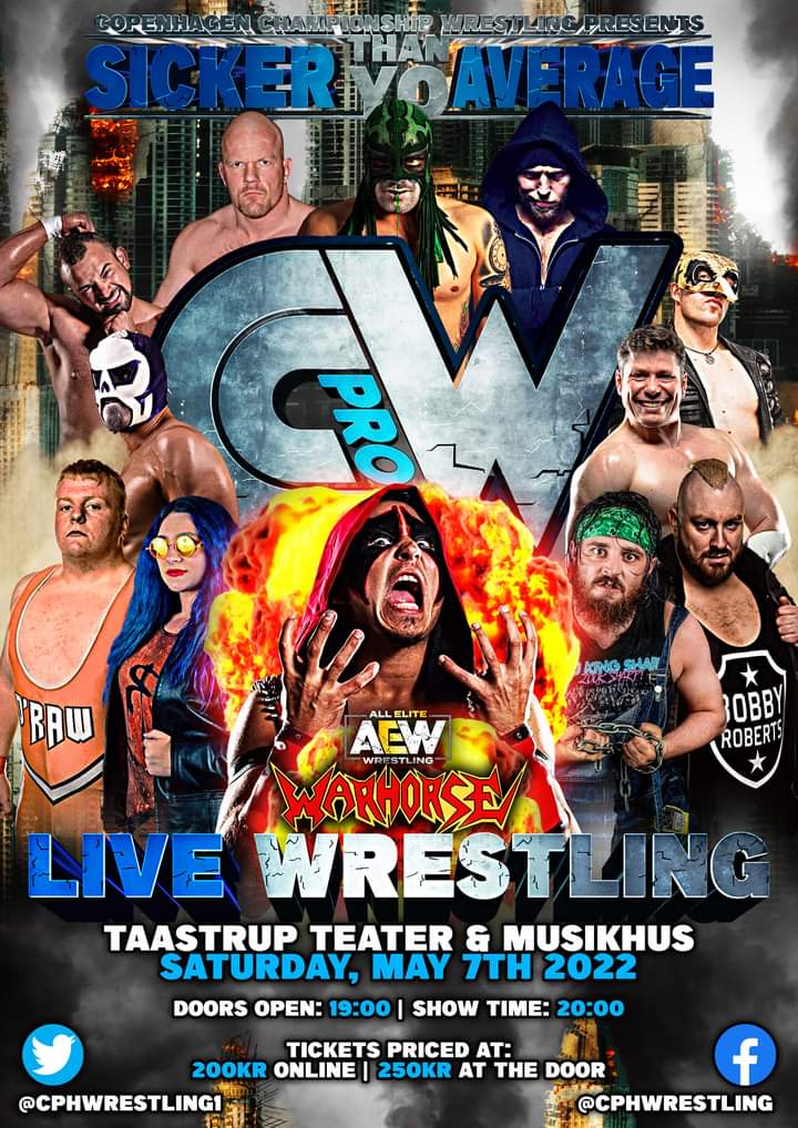 WrestlingValor's tweet photo. May 7th CCW returns with Sicker Than Yo Average! 

TICKETS ARE ON SALE NOW ! 🎟️
https://t.co/7527M6Kl5c

Already confirmed! 🤼

@JPWARHORSE 
@nitro_green 
@Emeritusprowres 
@LouKingSharpUK 
@CphHangman 
@ThundrboltViggn 
@bigstrongmanpw 
@RubiRoberts_BBS 
@BobbyRobertsAGC https://t.co/xrofpCkXzQ
