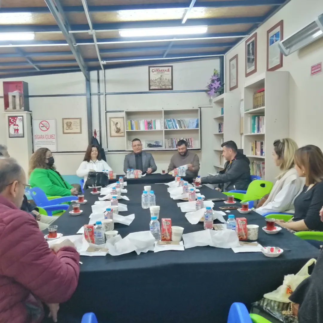 AkhisarHem's tweet photo. Kıymetli İlçe Milli Eğitim Müdürü'müz Süleyman ERDEM, Öğretmen Buluşmaları kapsamında  Halk Eğitimi Merkezimizi ziyarete geldi. Kendilerine ziyaretleri için çok teşekkür ederiz. https://t.co/yZevW2APGQ