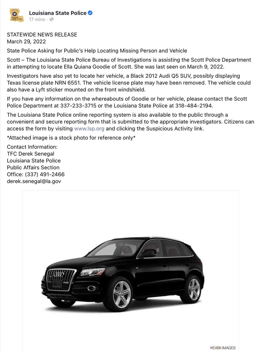 Cajun_Queen12's tweet photo. 🚨 * MISSING PERSON * 🚨
If you have an iPhone and are in a crowded area. Shopping mall, hospital, community event etc. AIR DROP THIS FLYERD AND NEWS RELEASE!

#EllaGoodie #BringEllaHome https://t.co/RjtRIyTOWY