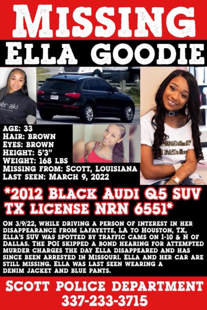 Cajun_Queen12's tweet photo. 🚨 * MISSING PERSON * 🚨
If you have an iPhone and are in a crowded area. Shopping mall, hospital, community event etc. AIR DROP THIS FLYERD AND NEWS RELEASE!

#EllaGoodie #BringEllaHome https://t.co/RjtRIyTOWY