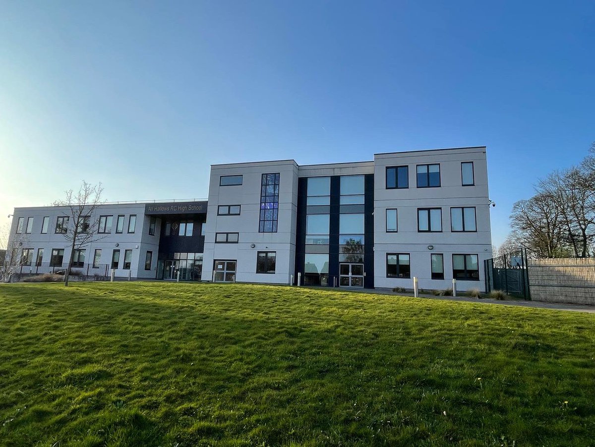 All Hallows’ RC High School - facilities available to hire via Greater Manchester Community Lettings from 4th April #sports #sportshall #dodgeball #basketball #netball #football #dance #pilates #yoga