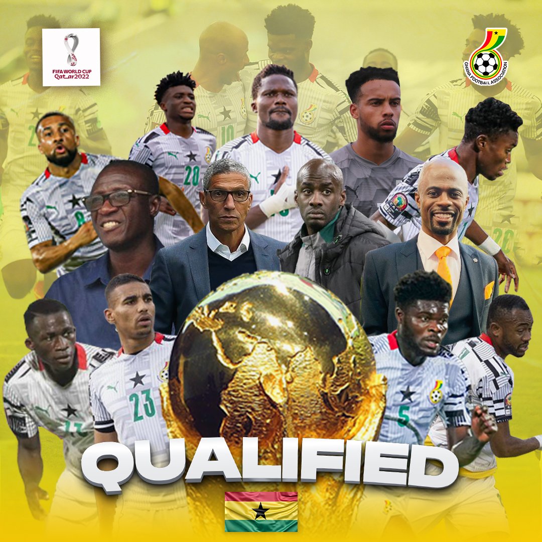 GhanaBlackstars's tweet photo. QATAAAAAAAAAAAAAAR!!!

#WCQ2022 | #BringBackTheLove | #GoBlackStarsGo | #GoGhana https://t.co/NcI6jAjB6r