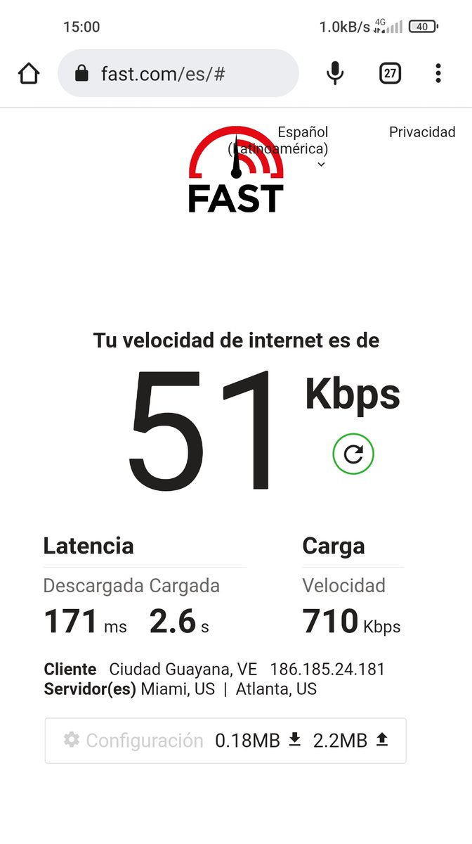 JuniorRM's tweet photo. Increíble el 4G LTE de @MovistarVe @AyudaMovistarVe en #CiudadBolivar y el 3G ni existe https://t.co/t1hC0qbux8