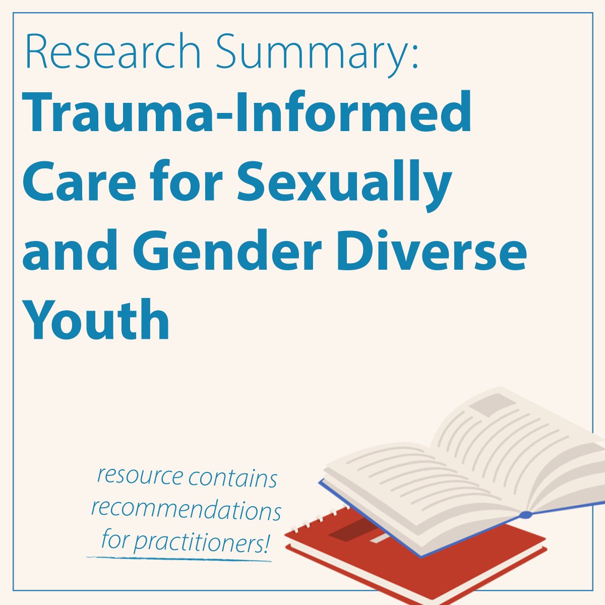 Trauma-informed care can help practitioners working with 2SLGBTQIA+ youth, who face mental health risk factors due to stigmatization and discrimination.
This new resource contains information and resources for those working with 2SLGBTQIA+ youth: youthdatingviolence.prevnet.ca/wp-content/upl…
