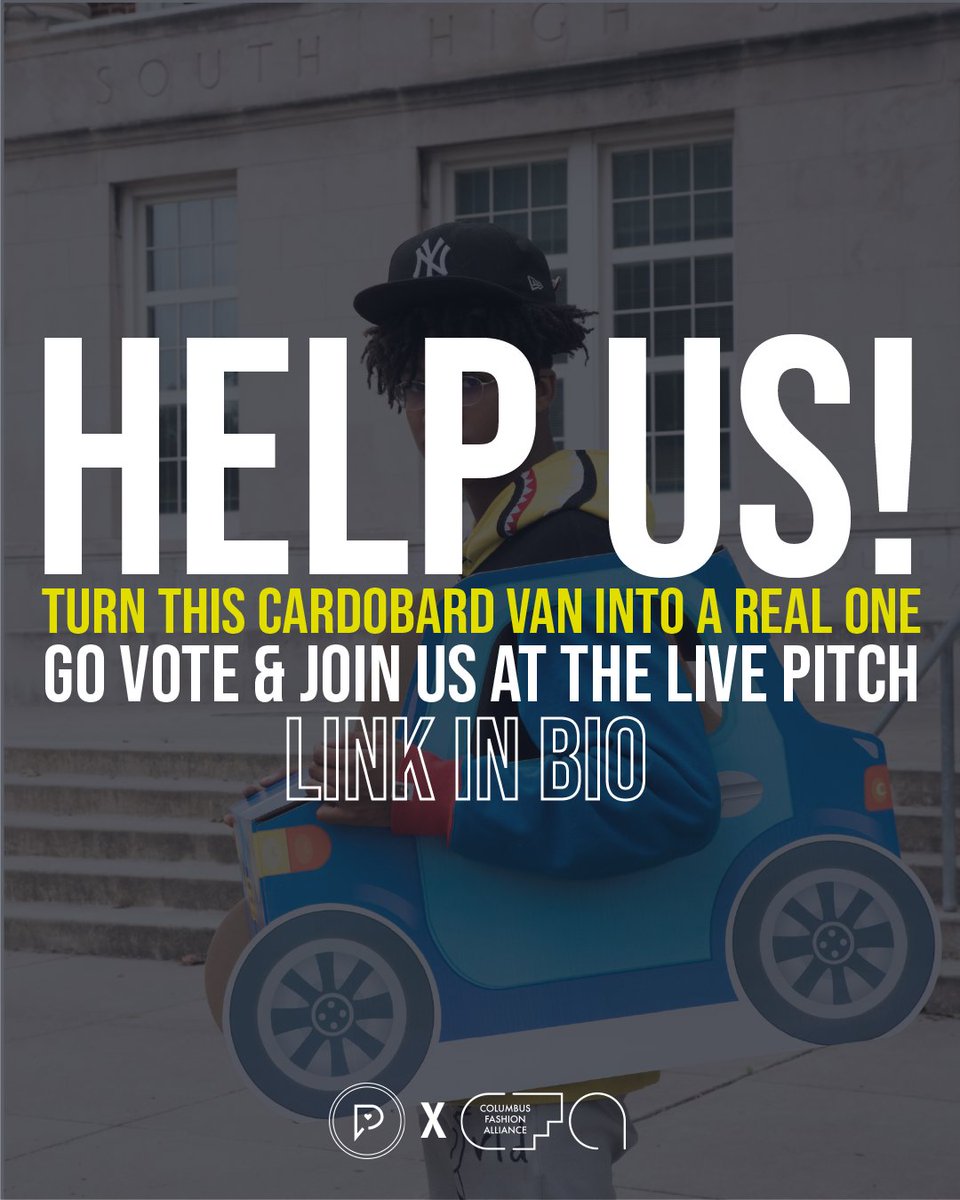 We want a van and box truck to MOVE fashion forward 🚐 💨
As a ✨<a href="/pitch4good/">Philanthropitch</a> Columbus 2022 finalist✨ we’re one step closer!
You can help by casting your virtual vote for us when the polls open April 4th - 10th.
You can also grab your tickets today at the link in our bio!