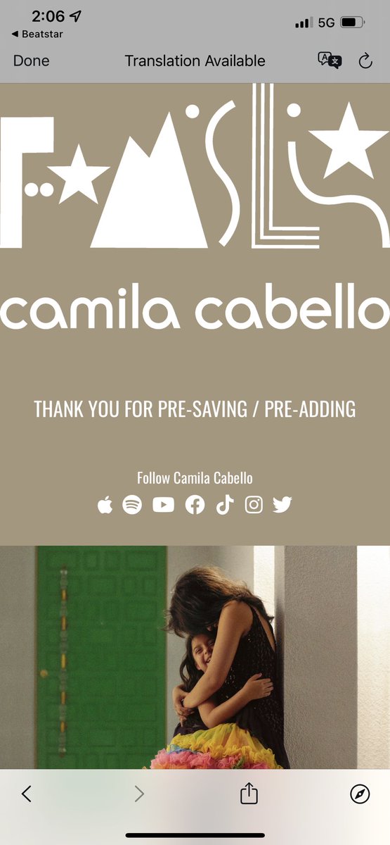 wdison23's tweet photo. @playbeatstar @Camila_Cabello @Epic_Records https://t.co/ngR4CTf2on