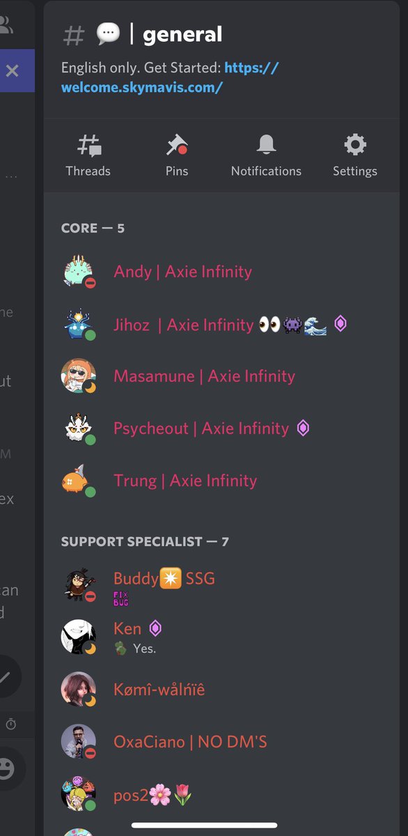 Muhd_Amrullah's tweet photo. It’s 2am in Vietnam, where the @SkyMavisHQ’s main core dev team is

You know it’s all hands on-deck when you see this. I expect very little sleep from anyone in team

I expect a war room to have been set-up too. https://t.co/OITs6hhBBb