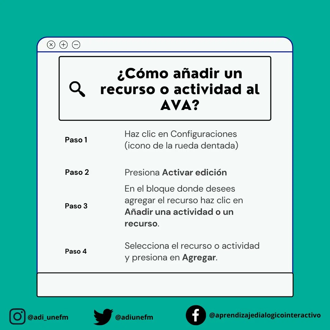 En este mini tutorial de #Moodle para profesores, te explicamos los pasos que debes seguir para añadir un nuevo recurso o actividad en tu aula virtual.