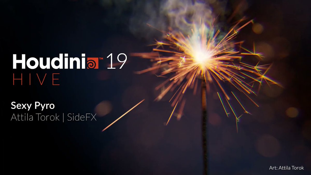 "Sexy Pyro" with Attila Torok was an incredible talk on 
<a href="/sidefx/">SideFX</a> #Houdini 19 at <a href="/ViewConference/">VIEW Conference</a> 2021!
 
ON-DEMAND: viewconference.it/pages/registra…
#VFX #houdini19 #render #animation #karma #vellum #solaris