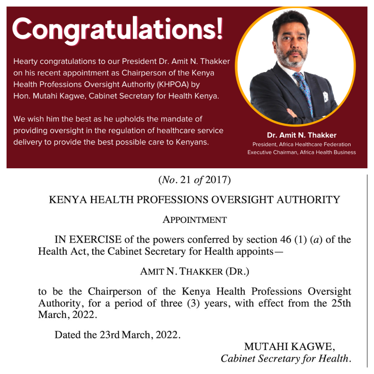 Africa Healthcare Federation (AHF) tweet media