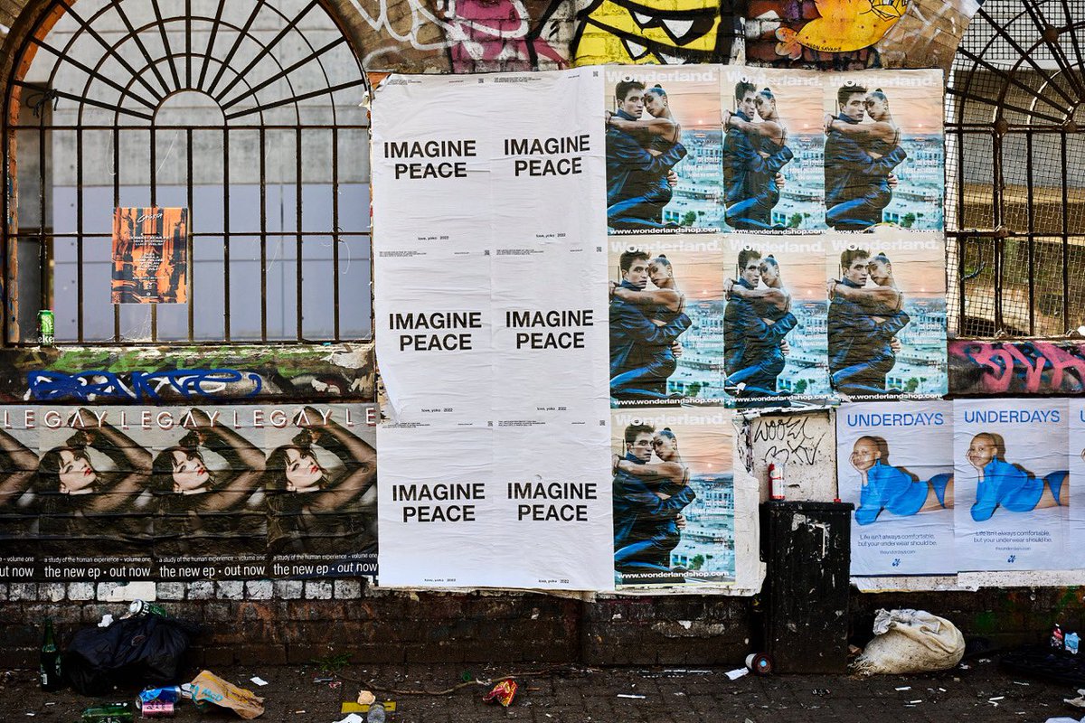 To end my month long collaboration with CIRCA.art &amp; <a href="/SerpentineUK/">Serpentine</a> we have expanded the digital billboard campaign to include flypostings &amp; billboards throughout the streets of London and NY in collaboration with #BUILDHOLLYWOOD and UNCLE. Thank you for your support!