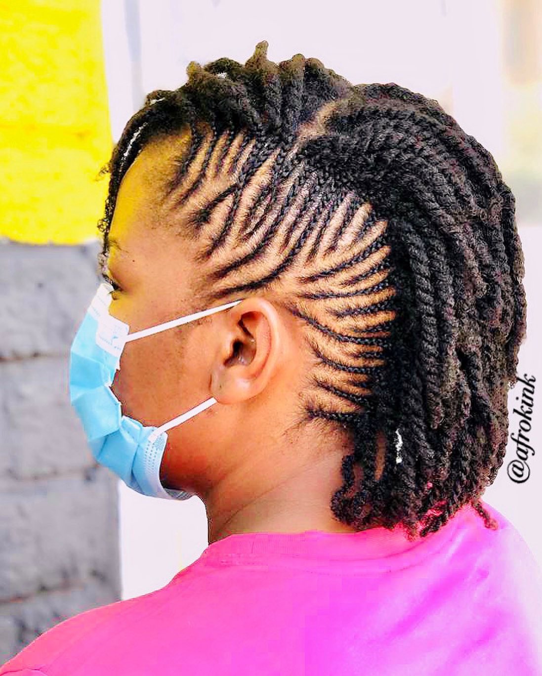 Afrokink Hair Salon on Twitter: "Twists 'n' cornrow combo on natural hair🌸🌸🌸  No extensions added! https://t.co/G5wGgBK97K" / Twitter