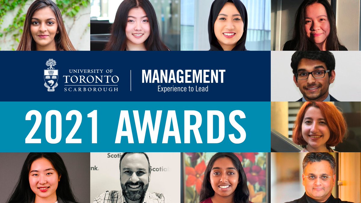 utscmgmt's tweet photo. Meet our innovative #UTSC Management and Economics 2021 award winners! https://t.co/HnLFtJSr18 🎉 #ExperienceToLead #InspiringInclusiveExcellence #UofT #InspiredWIL https://t.co/NMuAf3R9Yr