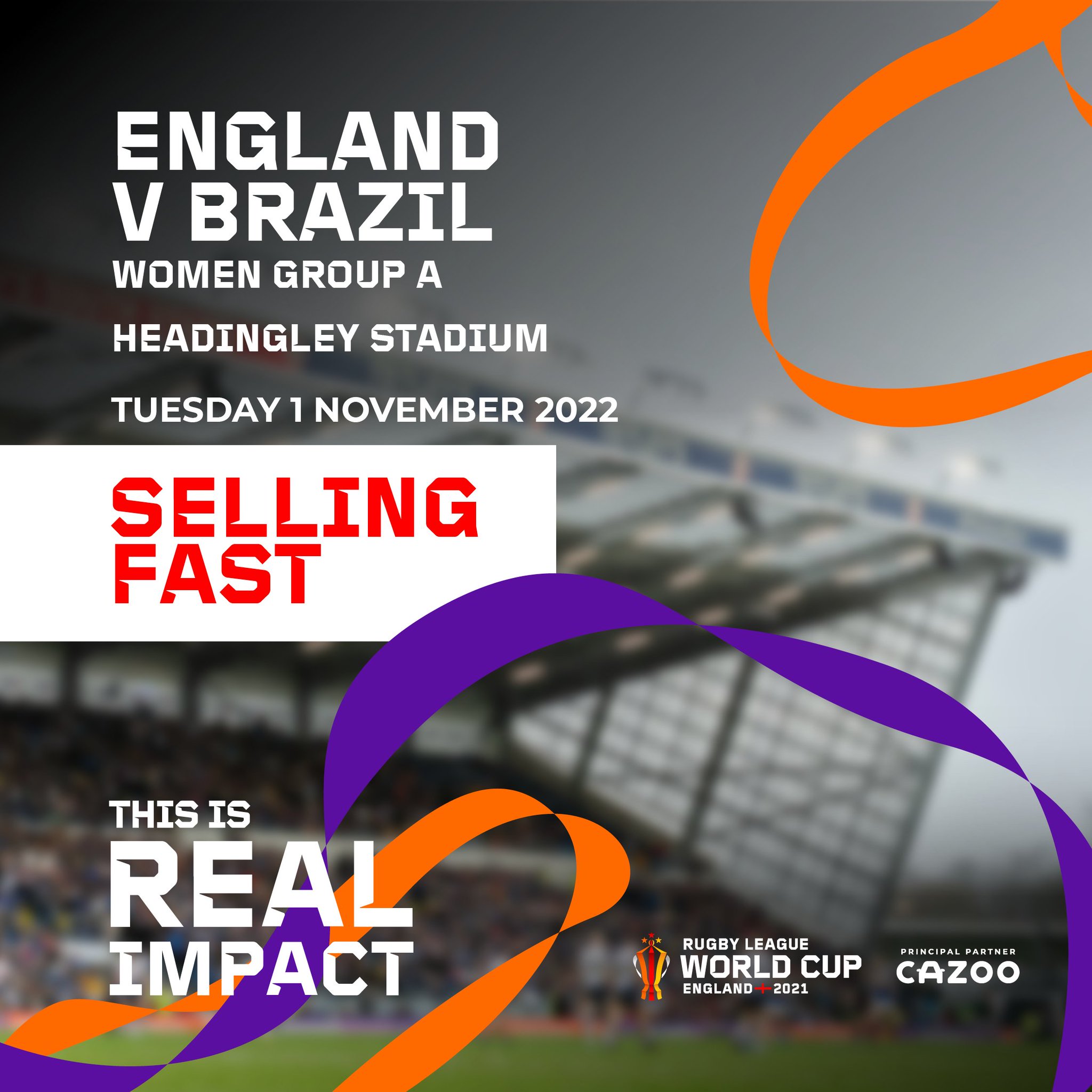 Rugby League World Cup 2021 on Twitter "Another fixture is selling