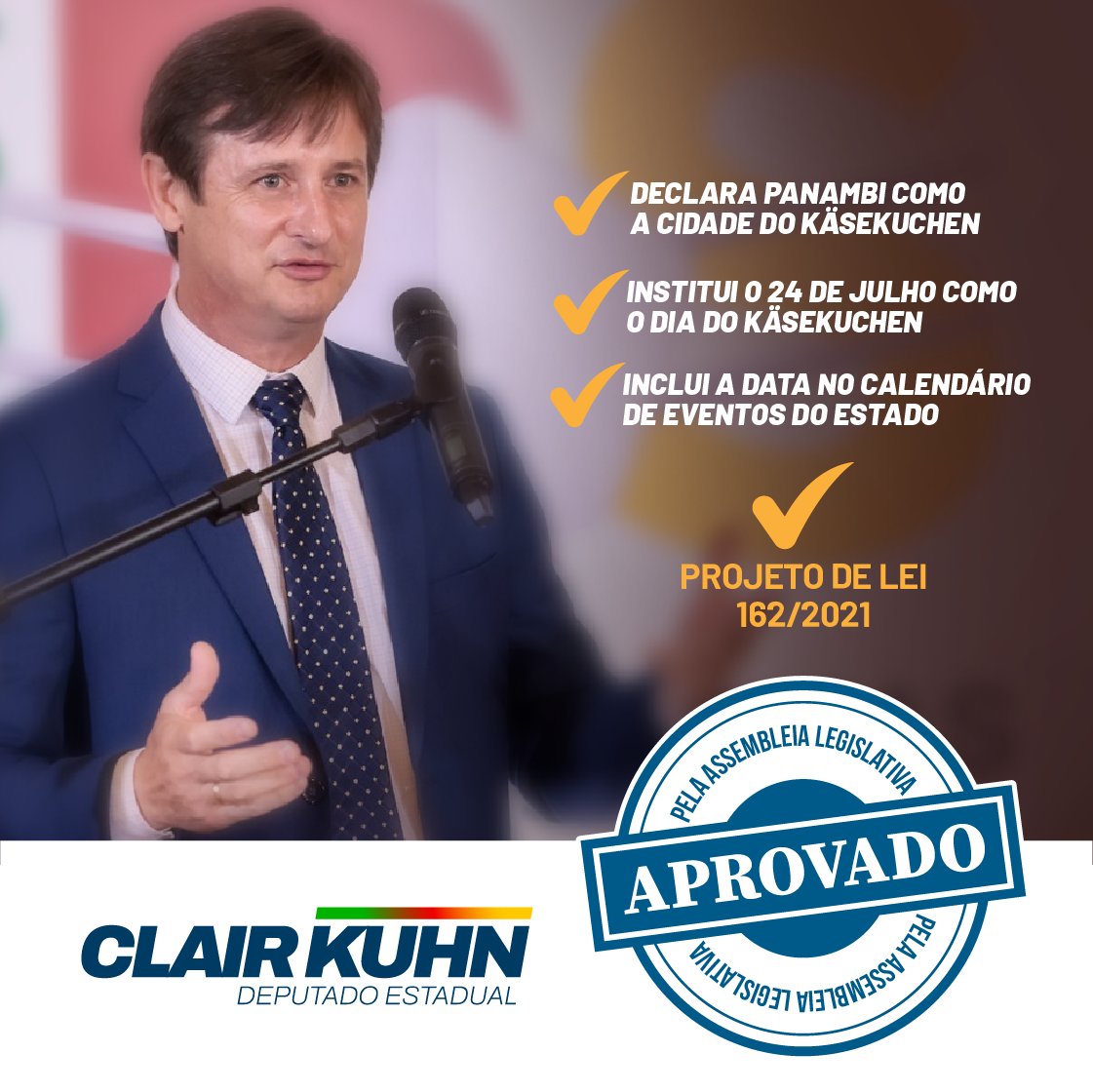 ClairKuhn's tweet photo. Nosso PL 162/2021 foi aprovado por 48 votos favoráveis e nenhum contrário. Agradeço os colegas da nossa @AssembleiaRS. https://t.co/ih1Xl4unyI