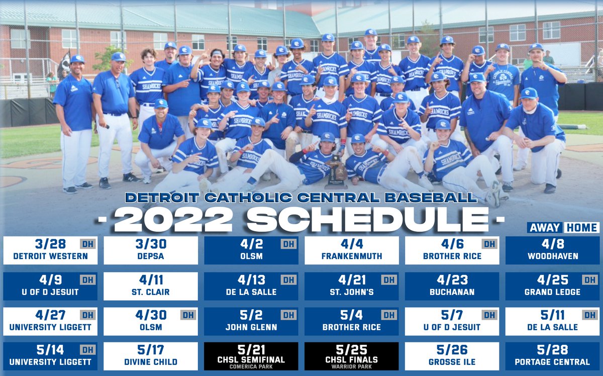 Aaron Babicz '93 (@detroitccad) on Twitter photo 2022 <a href="/DCCBaseball1/">DCC Baseball</a> SEASON OPENER TODAY AT 4:00PM. THE SHAMROCKS HOST DETROIT WESTERN FOR TWO ON AL MORAN FIELD AT SHAMROCK PARK!!
Best of luck to the team, coaches, and families on the upcoming journey!! #CCpride #TheMountain 2022 <a href="/DCCBaseball1/">DCC Baseball</a> SEASON OPENER TODAY AT 4:00PM. THE SHAMROCKS HOST DETROIT WESTERN FOR TWO ON AL MORAN FIELD AT SHAMROCK PARK!!
Best of luck to the team, coaches, and families on the upcoming journey!! #CCpride #TheMountain