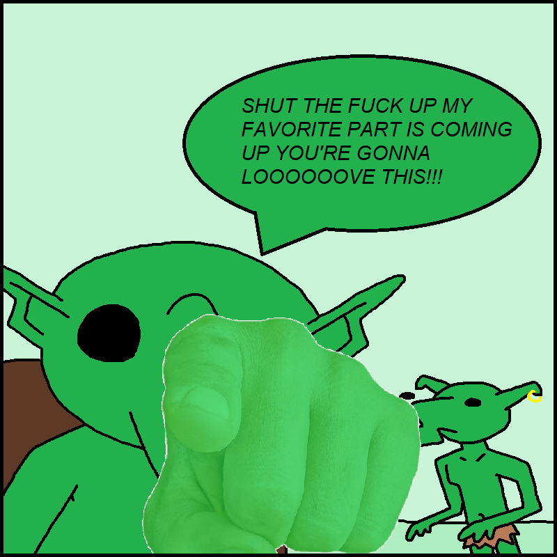 goboliciousgobs's tweet photo. Since Brunch is taking sooo long to make his first comic, I (Your favorite goblin Scrunch) made another one to hold you over until then!! https://t.co/4lqkZY933O