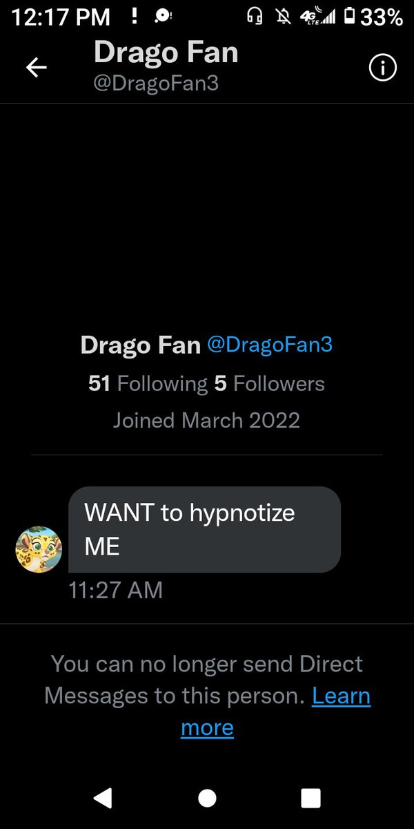 Who's is this fucking Idiot hell no not gonna hypnotized you fuck off dude and get out of people's business don't have rights to pop up in others DMS