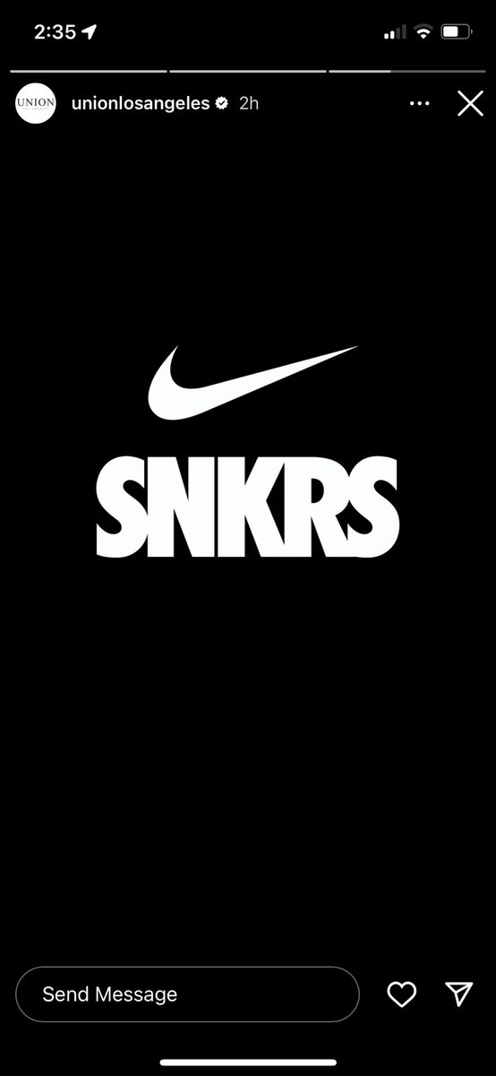 Union LA just posted this on their story. Expect a SNKRS drop sometime soon.👀