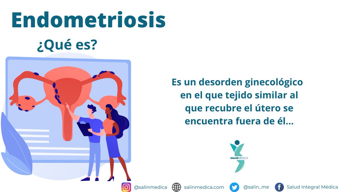 salin_me's tweet photo. La endometriosis afecta al 10% de las mujeres y niñas en todo el mundo, puede causar molestias como dolor pélvico, dismenorrea e incluso infertilidad. Recuerda acudir con tu médico si presentas molestias. 
#endometriosis #salinmedica #oms https://t.co/GC08vS2W0k