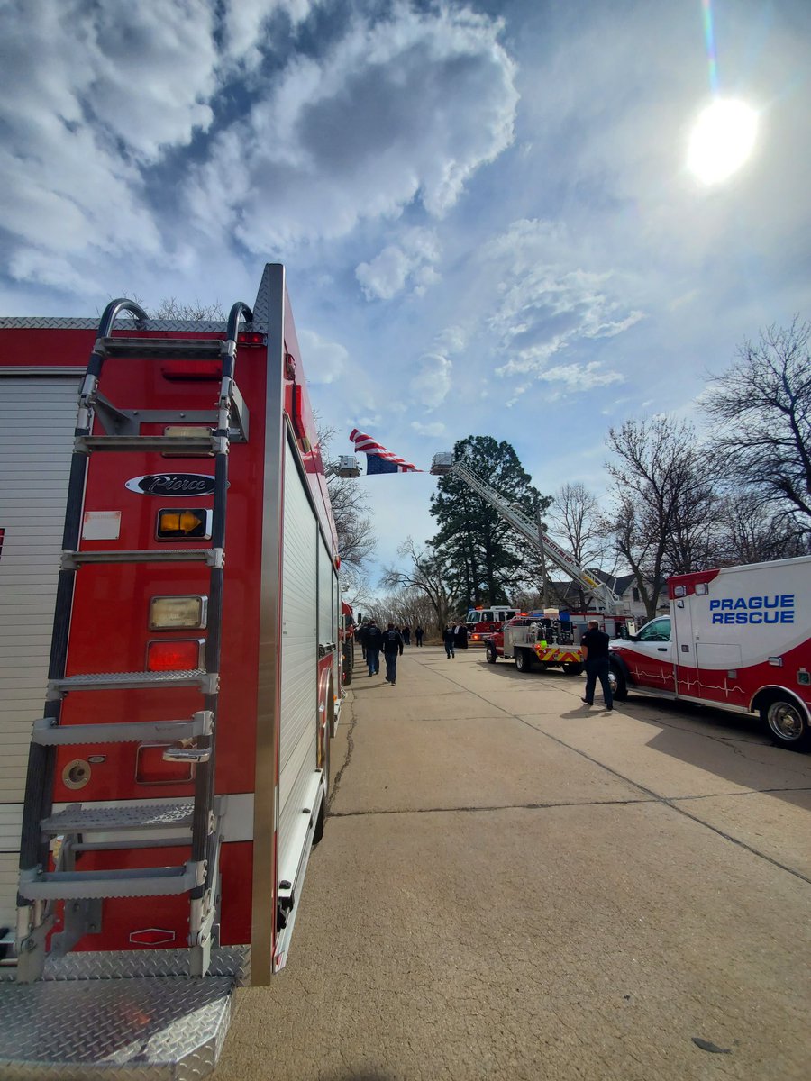 farmproud's tweet photo. Laid a brother volunteer firefighter to rest today. Gone to soon. Rest easy brother, we'll take it from here. https://t.co/jj4hP1QW2j