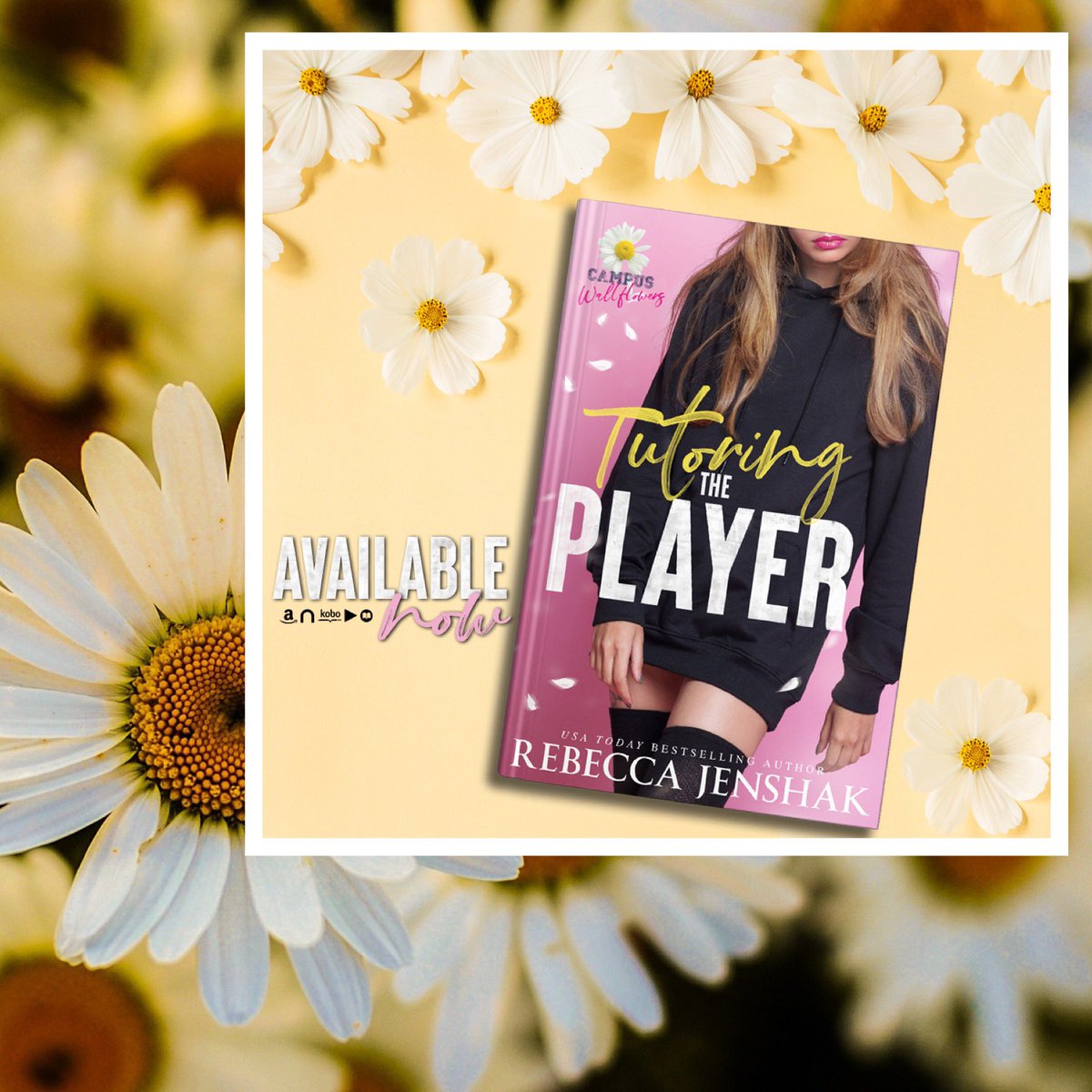 UpstairsLibrary's tweet photo. Tutoring the Player by @rebeccajenshak is now LIVE!

Download today on all platforms! 
https://t.co/a4DG1HZasi

#campuswallflowers #NewAdultRomance #ContemporaryRomance #Athlete #IvyLeagueUniversity #SportsRomance #Oppositesattract #Playboy @valentine_pr_ #newrelease #readnow https://t.co/f2xE6loSNA