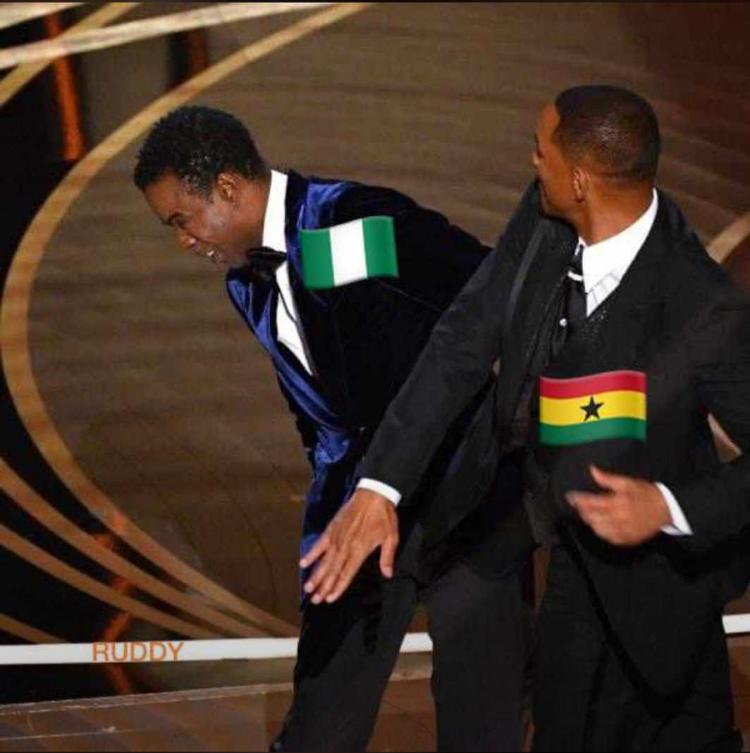 PrinzSedem's tweet photo. Ghana slapped the shit outta Nigeria😂💔
#NGAGHA https://t.co/xlFMlMcyrK