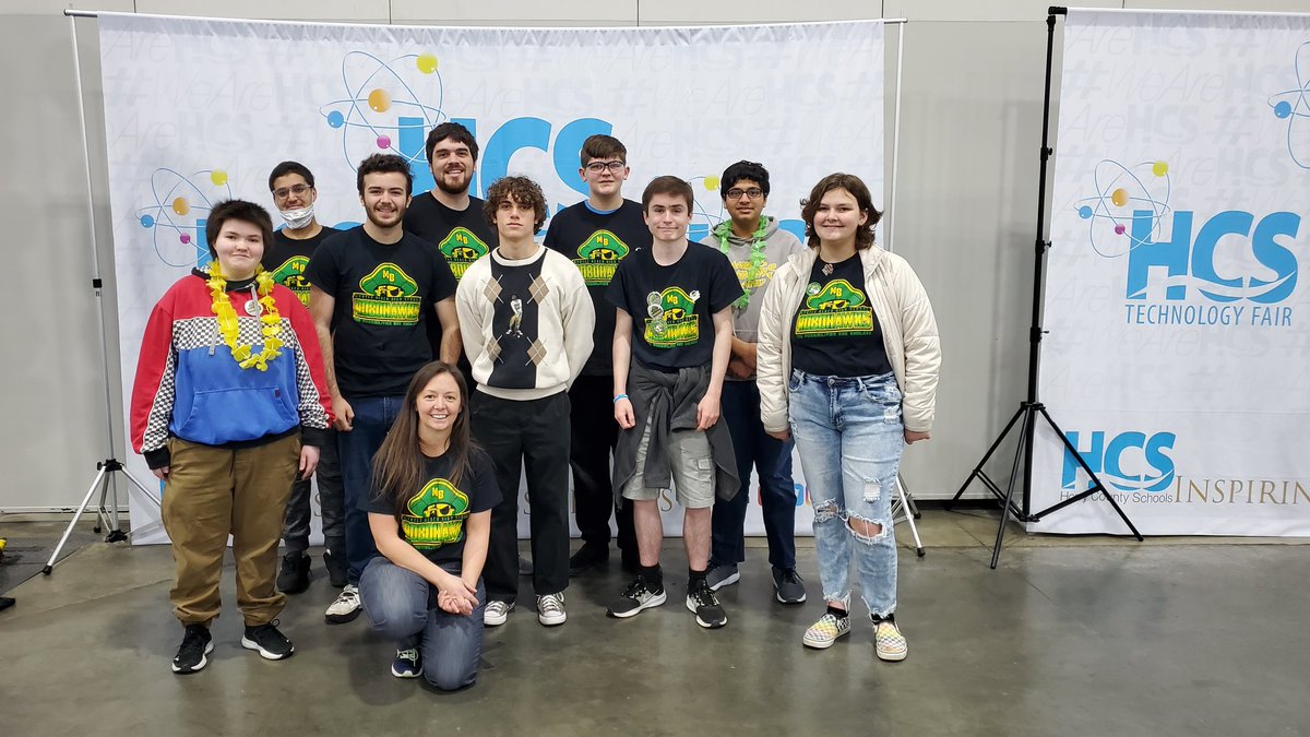 JessicaMarcus1's tweet photo. What a fun day at the HCS Tech Fair. Our Robotics Team and my son had fun showing off all their hard work. https://t.co/cUwAMS32Bk