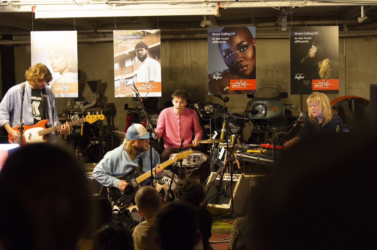 GREATBritain's tweet photo. This week, we’ve been showcasing the new wave of UK music talent in #NYC with @sofarsounds through a series of secret gigs in surprising spaces. A fitting finale for an incredible month of #GreatCalling #SeeMusicDifferently https://t.co/8sPNJfaXew