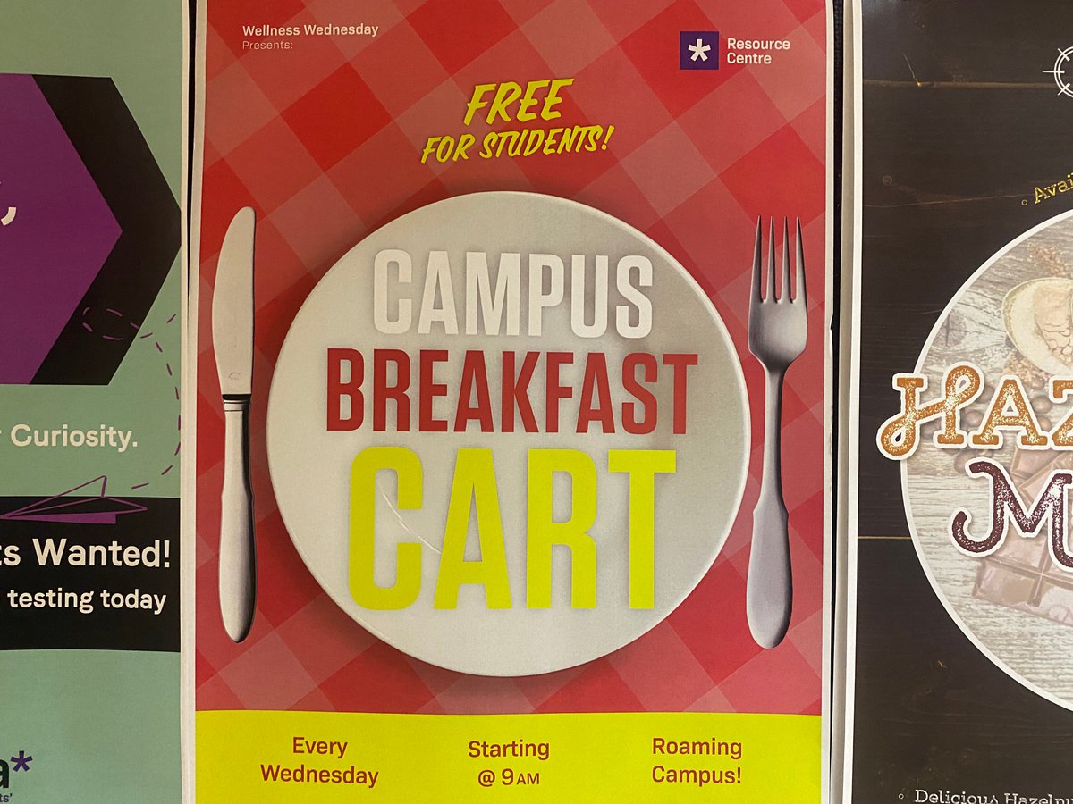 ToneArmah's tweet photo. Breakfast is the most important meal of the day. @SaitsaLife is going above and beyond and offering a free breakfast every Wednesday for SAIT students at 9am. #RTBNNEWS #Saitsa #WelnessWednesdays #FreeBreakfast https://t.co/KpYBSLNDVb