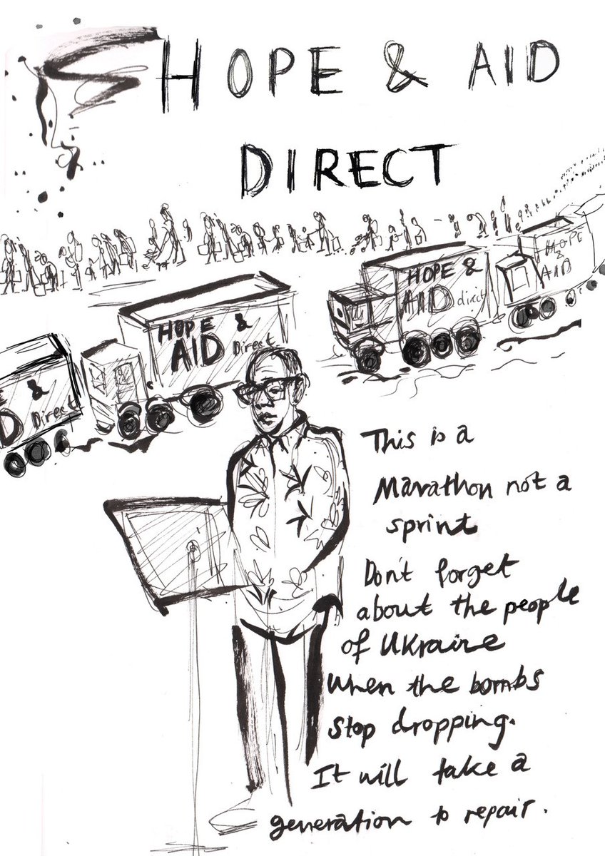 We're thrilled to share these sketches by our wonderful Artist in Residence at Sunday’s poetry gala, award winning political cartoonist and illustrator @hennybeaumont (4/7)
#StandWithUkraine