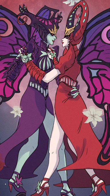 made some wallpapers of my recent art #Bayonetta 