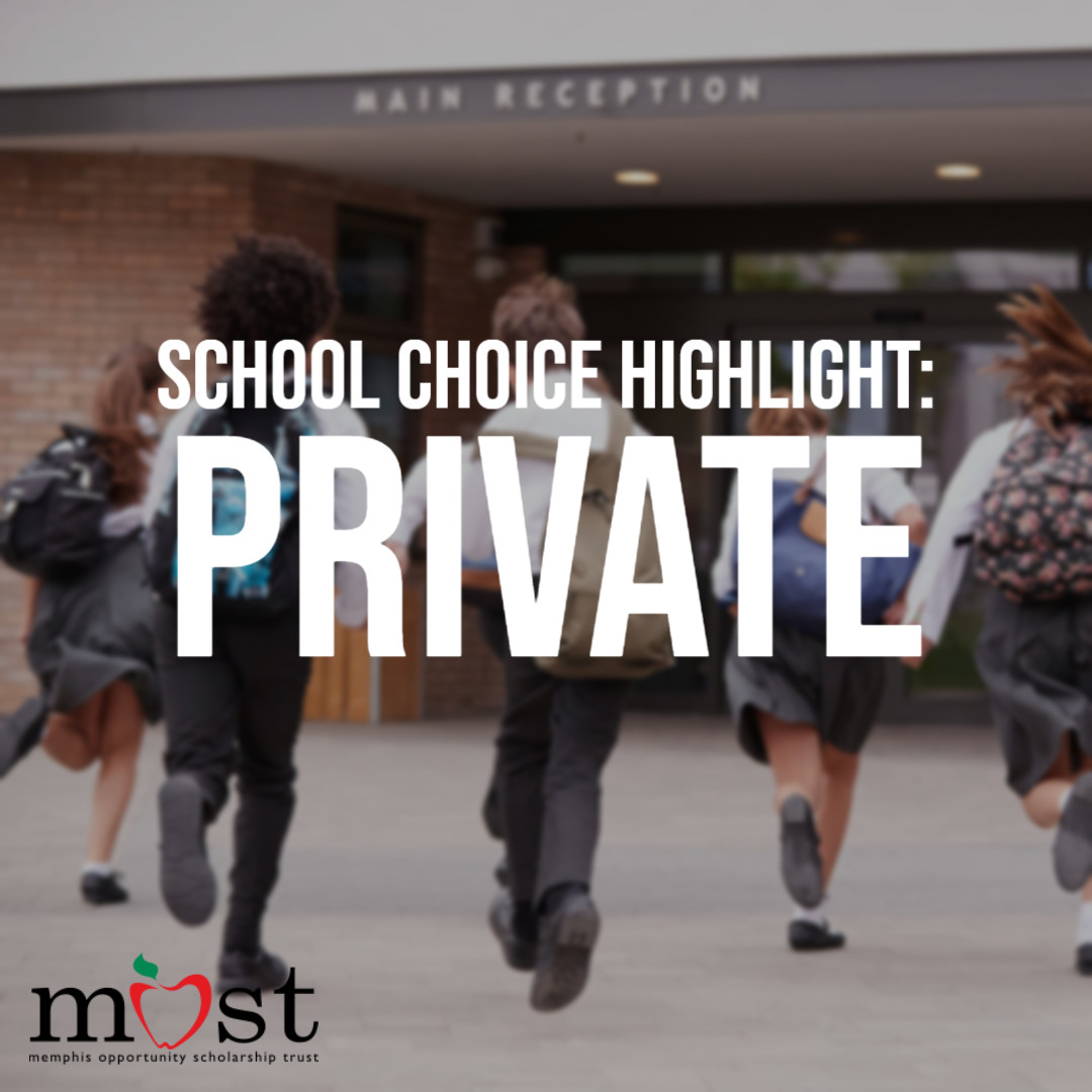 M.O.S.T. Memphis (@most_memscholar) on Twitter photo Perhaps you are looking for a certain kind of learning environment (e.g. smaller class sizes, single-gender, etc.) or the incorporation of religious teaching. If so, then a private school might be right for you! Perhaps you are looking for a certain kind of learning environment (e.g. smaller class sizes, single-gender, etc.) or the incorporation of religious teaching. If so, then a private school might be right for you!