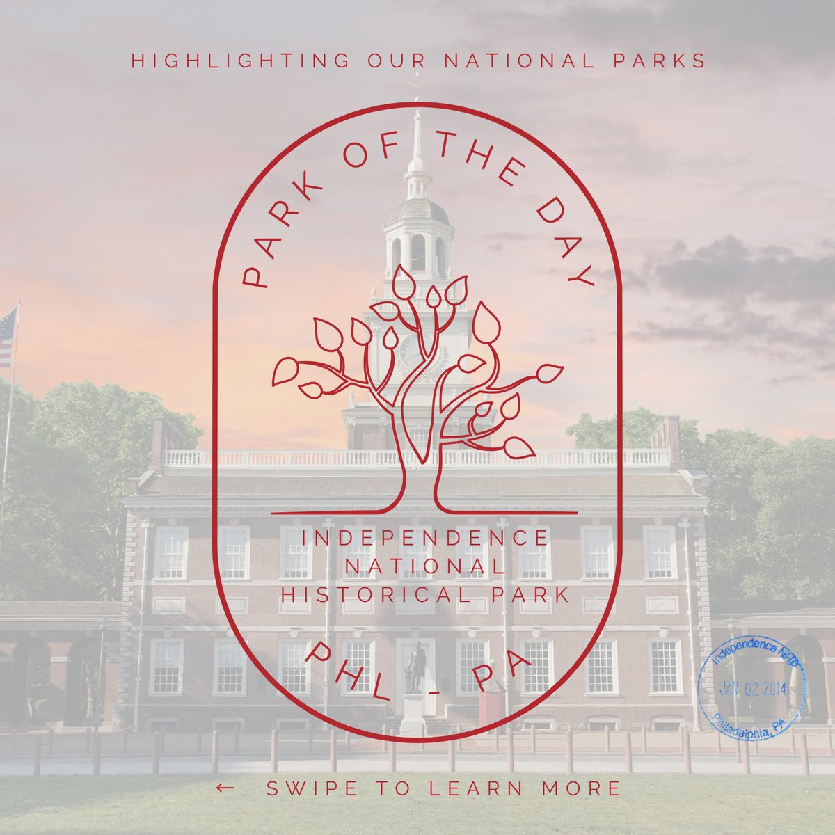 EasternNational's tweet photo. Taking time today to highlight one of our Park Partners! The Independence National Historical Park is chock full of historical landmarks. Swipe to learn about this national landmark. @INDEPENDENCENHP https://t.co/etLnUhSdEj