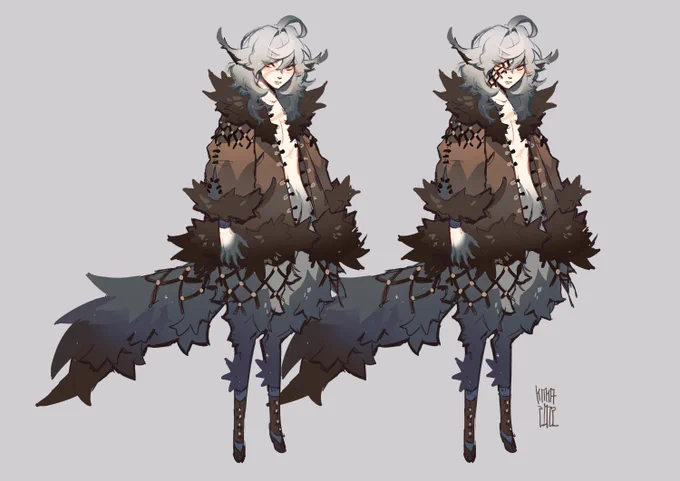 super quick design i threw together... some half-wolf creature 🐺🍂
-
-
- 