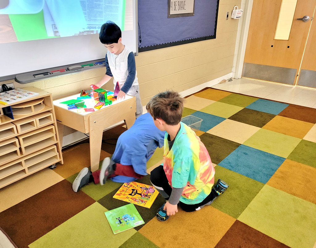 JuliaGoggi's tweet photo. Our youngest artists enjoying process based art. #academicchoice using a variety of rich paint colors. If done early, children might explore our soft areas. @WPSSicomac https://t.co/qnLPebddMA