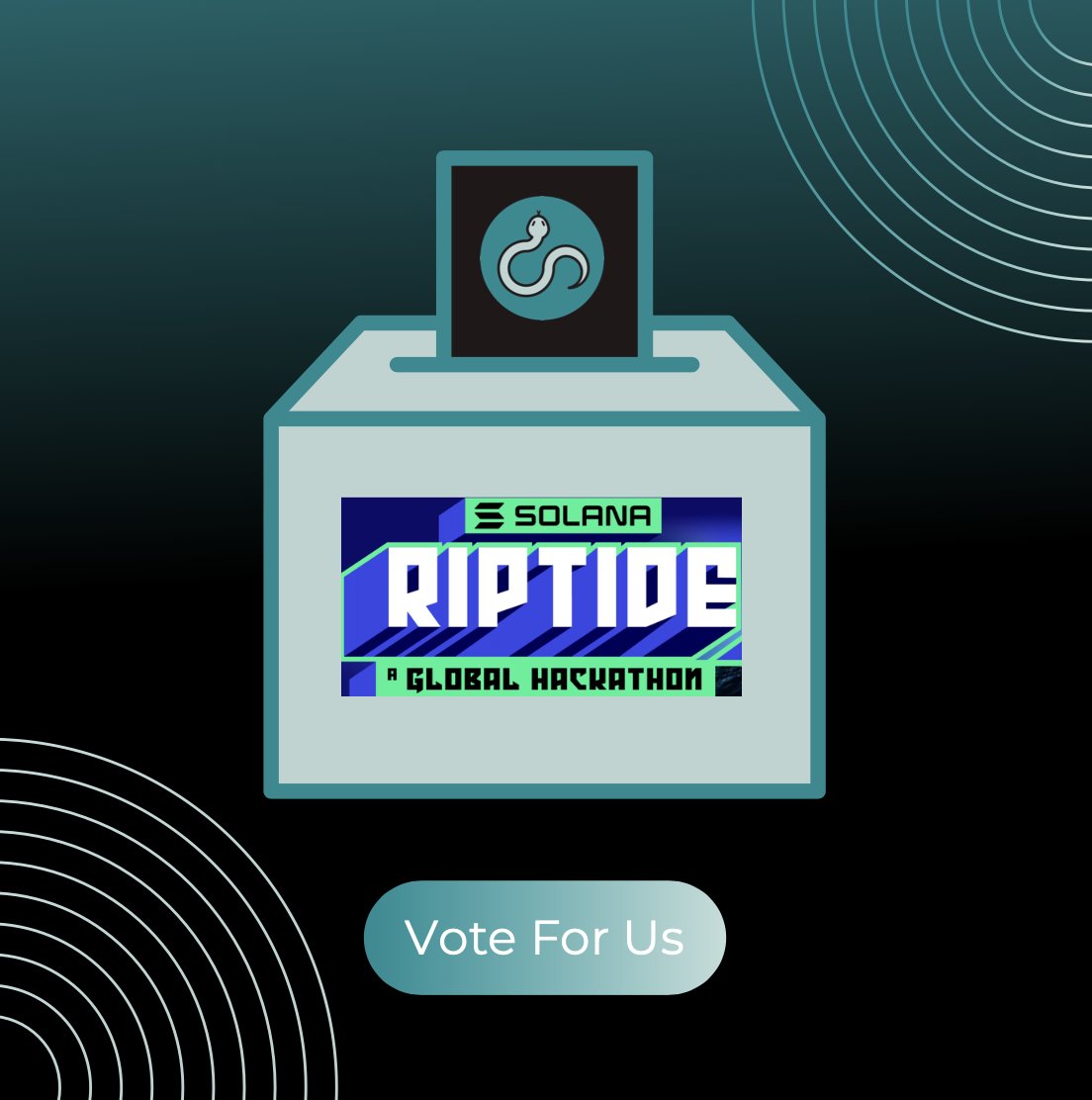 VyperProtocol's tweet photo. Hey, Vypers! 🐍 

Votes for the Community Choice prize are on and we need your help to win! 🏆

You can vote by clicking this link: https://t.co/PuzGzCmaLs 🌊

Interactions with this posts will be considered for OG role and maybe something more 👀 🐍

Finger crossed🤞 https://t.co/7wlyw4TlhY