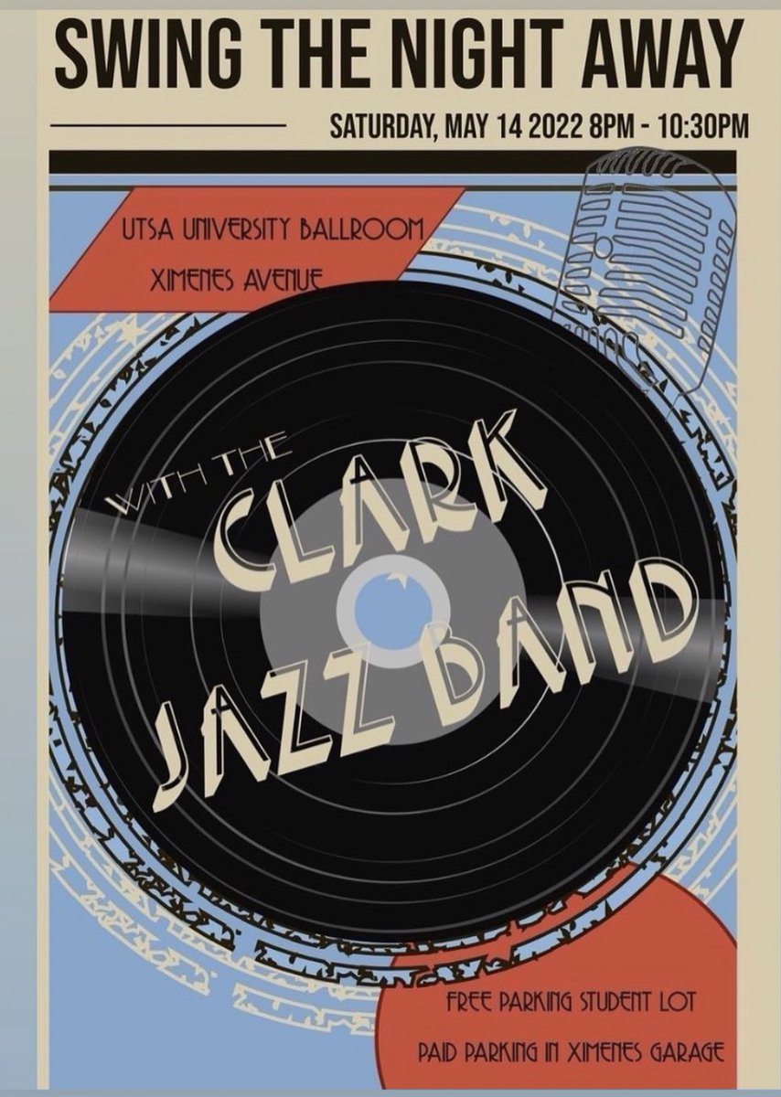 Our annual ‘Swing The Night Away’ Dance is just around the corner. Find a jazz band student and ask them how to get tickets! 🎶🎸🎷 <a href="/NISDClark/">Tom C. Clark HS</a> <a href="/TomCClarkBand/">Mighty Cougar Band</a>