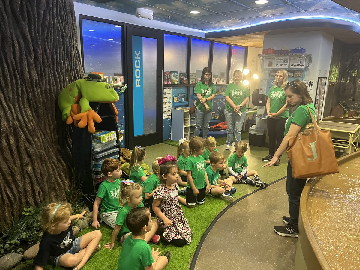 Region7EcoLand's tweet photo. “Play is our brain’s favorite way of learning.” - Diane Ackerman
Henderson FUMC PreK enjoyed playing and learning at EcoLand.  @Region7ESC https://t.co/7uDVNj8XU7